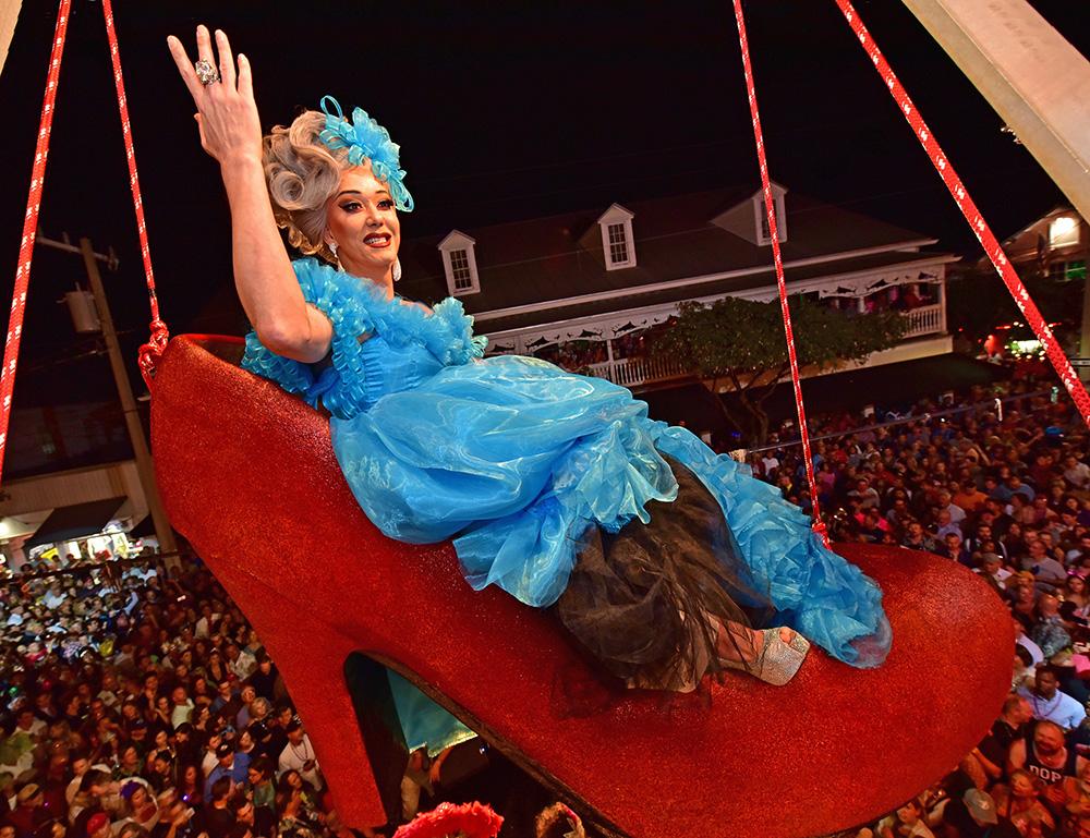 New Year's Eve Red Shoe Drop 